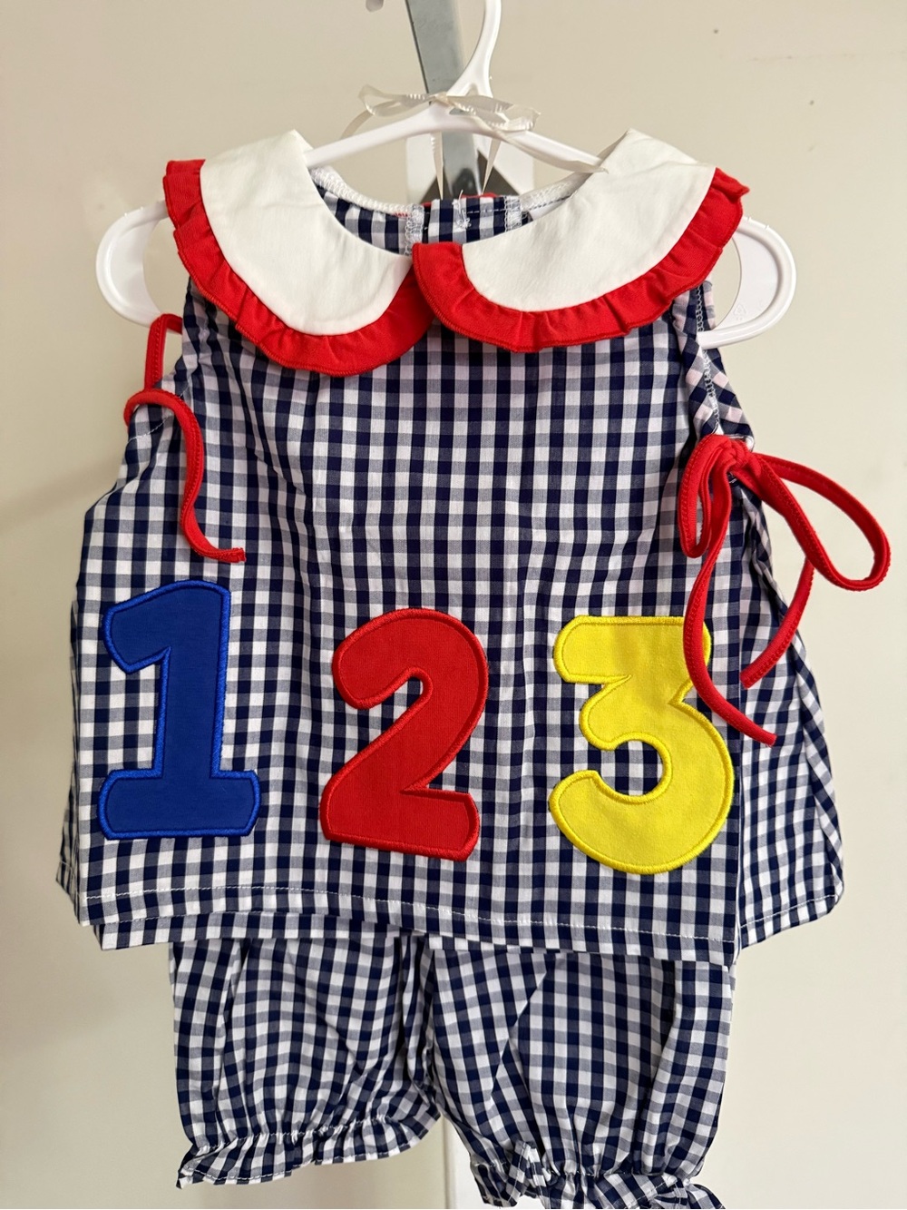 New Stitchy Fish “Easy as 1,2,3” Bloomer Set - Picture 5 of 11